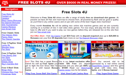 Online Slots Free Play